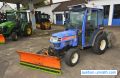 Iseki TH 4330 AHL Allrad Schlepper Kompakt- Traktor Winterdienst mit hydraulischem Schneer&auml;umschild und Selbstlade-Salzstreuer aus 2006