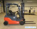 Toyota Traigo 18 / 8FBM18T Elektro- Gabelstapler 4- Rad Stapler Triplex Vollfreihub Seitenschieber STVZO- Beleuchtung SAS- System neuwertig