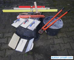 Konvolut Handwerkzeug GaLa- Bau Würth Rohrzange Wasserwaagen Bolzenschneider