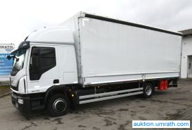 IVECO Eurocargo 120-280 ( ML120E28/P ) Euro 6 Pritsche Schiebeplane Edscha- Schiebeverdeck Ladebordwand L- Haus Klima