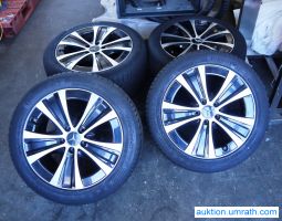 Winterr&auml;der Continental Wintercontakt 275/40R18V (A2134015300) und 245/45R18V (A2134013700) auf Mercedes Benz Original-Alufelgen von E300de aus 2022