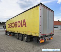 K&ouml;gel SN 24-1 Sattelauflieger Tautliner Curtainsider Auflieger mit Schiebeverdeck Scheibenbremsen Luftfederung aus 2018 Koegel - Leasingverwertung